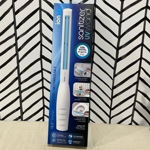 Ion UV Handheld Sanitizer Wand, Kills Germs, Cordless Rechargeable